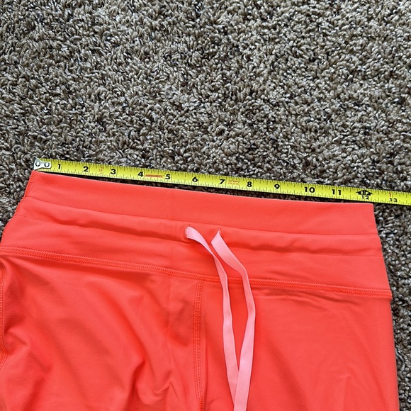 White Fox Orange High Waisted Leggings/Joggers Medium - Picture 12 of 14